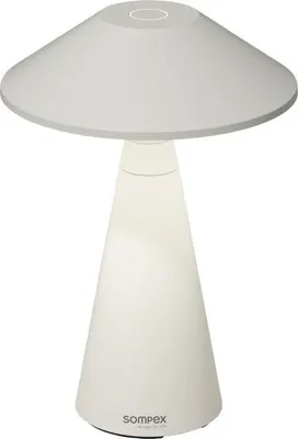 Immagine prodotto di Lampada da tavolo SOMPEX Move, altezza: 310 mm, alluminio bianco