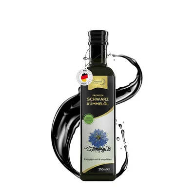 Produktbild von Sunnah Shop® Schwarzkümmelöl 100 ml ungefiltert & kaltgepresst | Black seed oil | 100% naturrein