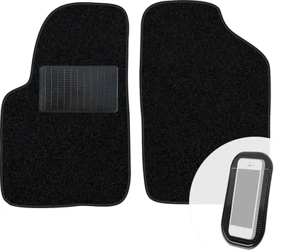 Produktbild von moto-MOLTICO Vorne Fußmatten Auto Velours Autoteppiche Schwarz Automatten Set 2-teilig passend für Citroen Xsara 1997-2004