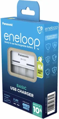 Productafbeelding van Eneloop BQ-CC61USB Panasonic Eneloop Basic Charger USB BQ-CC61 ohne Akkus