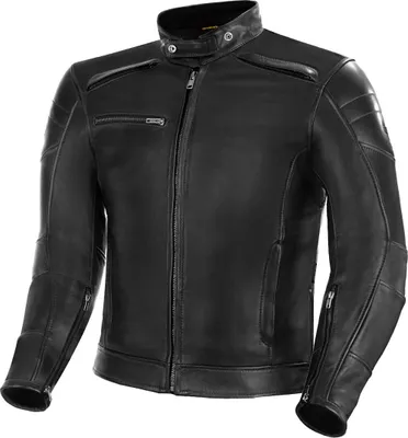Produktbild von SHIMA Blake Motorrad Lederjacke Farbe: Schwarz, Grösse: 3XL