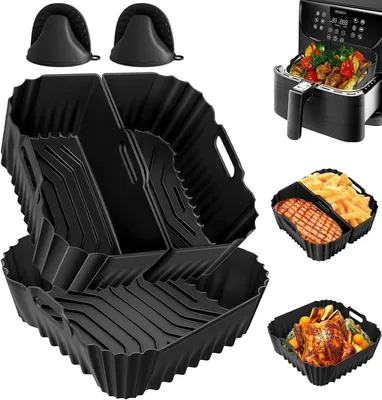 Produktbild von Silicone Backform Set 5-teilig, BPA-frei, geeignet für AF180EU 6.2L & AF140EU 4.7L, wiederverwendbar