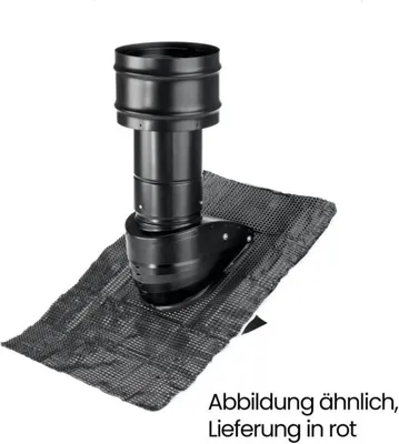 Produktbild von Zehnder Dachhaube 125 Steildach rot 6 - 60 Grad
