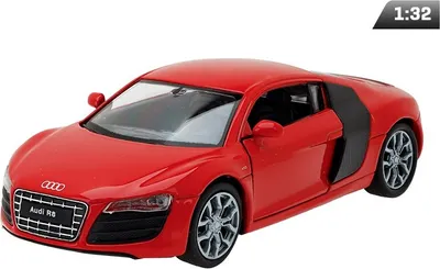 Image de Modèle réduit 1:34, Audi R8 Coupe V10 2009, rouge