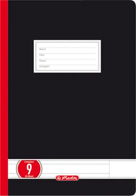 Zdjęcie produktu dla zeszyt ćwiczeń herlitz x.book, DIN A4, w linie z marginesem