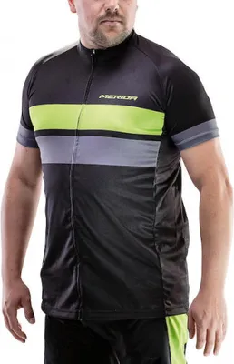 Produktbild von Merida Trikot ACTIVE STRIPE Herren schwarz/grün XS Schwarz/grün - atmungsakti....