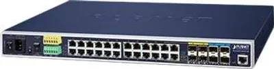 Zdjęcie produktu dla PLANET IGS-6325-20T4C4X, Zarządzany, L3, Gigabit Ethernet (10/100/1000), Pełny dupleks, Możliwości montowania w stelażu, 1U