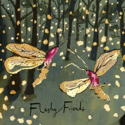 Produktbild von 20 Servietten Flashy Friends - Funkelnde Insektenwelt 33x33cm
