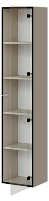 Produktbild von Roburent - Vitrine, 35x32x168h cm Beige, 4 Regalböden