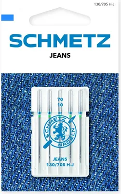 Obrázek produktu pro Jehly na džínsovinu 130/705 H-J VBS 70 JEANS/DENIM