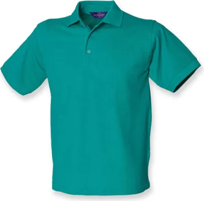 Produktbild von Henbury H400 | Herren  65/35 Classic Piqué Polo Shirt - Farbe: Jade - Größe: 3XL