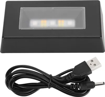 Obrázok produktu pre Podstavec s LED displejom, stojan s meniacou sa farbou a káblom USB pre 3D krištáľové sochy, šperky