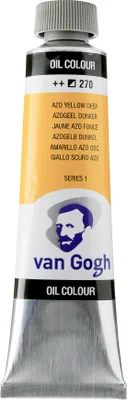 Zdjęcie produktu dla Tubka z farbą olejną Van Gogh 40 ml Azo Yellow Dark 270