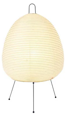 Produktbild von Himmel Reispapier Tischlampe – Runde japanische Akari Lampe, 3000K Birne, Handgefertigt, Ideal für Schreibtisch oder Wohnzimmer