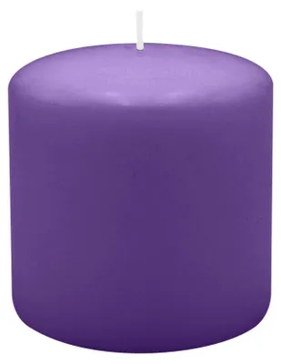 Produktbild von Stumpenkerzen 80 x Ø 80 mm, Lila, 8 Stück