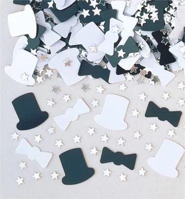 Image de Chapeau confetti en aluminium pour le réveillon du Nouvel An