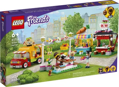 Produktbild von LEGO Friends Streetfood-Markt, Bausatz, 6 Jahr(e), Kunststoff, 592 Stück(e), 833 g