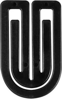 Produktbild von Büroklammern King Klip 50mm VE=100 Stück schwarz