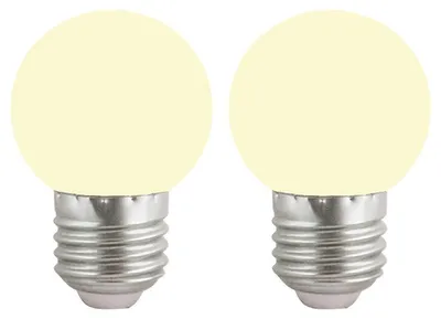 Produktbild von VITO E27 LED Kugellampe G45 2W 120lm 2700K Warmweiß 240V 2 Stück