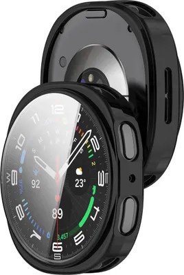 Produktbild von Schutzhülle für Galaxy Watch 8 40 mm, Bizon Case Watch Felipe, Schwarz