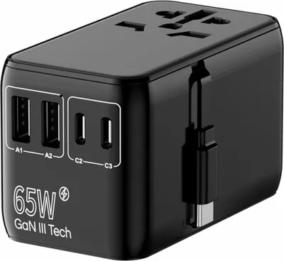 Image de CROSSIO ChargeMe Adapter PLUS PD65W 2A+3C GaN III