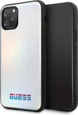 Zdjęcie produktu dla Guess GUHCN58BLD iPhone 11 Pro srebrny /silver hard case Iridescent