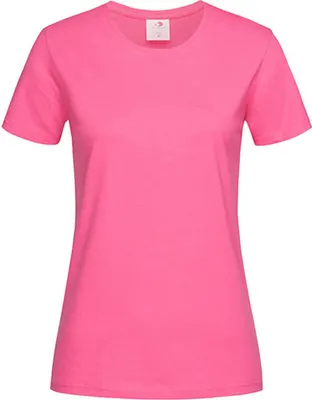Produktbild von Stedman ST2600 | Classic Ladies Damen T-Shirt - Farbe: Sweet Pink - Größe: XL