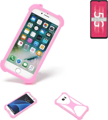 Produktbild von K-S-Trade Handy Hülle kompatibel mit ZTE Blade 20 5G Schutz Hülle Bumper Silikon Schutz Hülle Cover Case Silikoncase Silikonbumper TPU Softcase