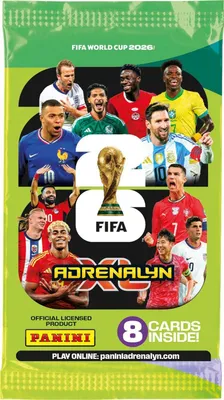 Produktbild von Adrenalyn XL FIFA World Cup 2026 Booster Flow Pack Trading Cards