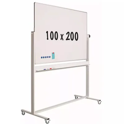 Produktbild von Mobiles Whiteboard Bernard - Neigbar - Wochenplaner - Monatsplaner - Jahresplaner - Doppelseitig und magnetisch - 100x200cm