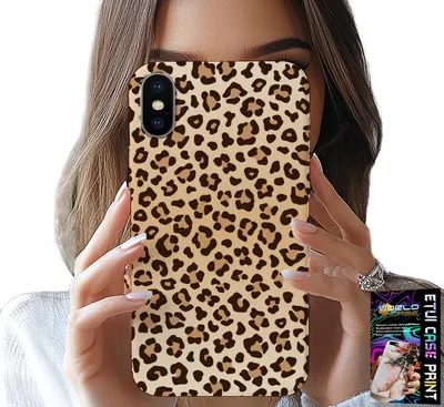 Immagine prodotto di Custodia Per Iphone Xs Max - Retro In Stampa Leopardata Modelli Da Donna Alla Moda