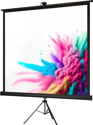 Produktbild von PANTERA | Stativleinwand | 200 x 200 cm | 111" | 1:1 | 4K/8K Ultra HDR 3D | Beamerleinwand, Projektionsleinwand, Präsentationswand, Kinoleinwand