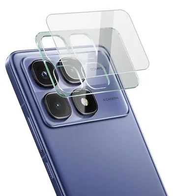 Produktbild von Für Xiaomi K70 Ultra Schutzglas Panzer Back Kamera Komplettschutz Transparent