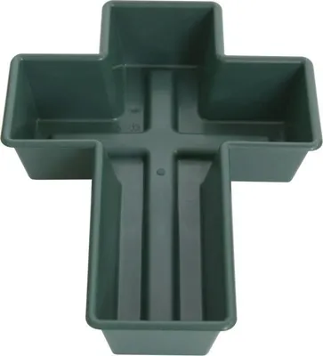 Produktbild von Pflanzkreuz Silenzio, grün, H 50 cm