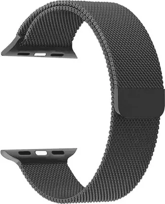 Produktbild von Devia, Milanaise-Armband für Apple Watch 42 / 44 / 45 / 49mm, Schwarz