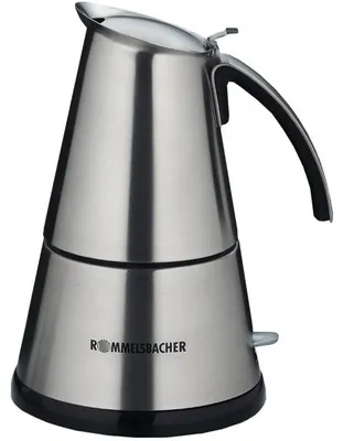 Produktbild von Rommelsbacher EKO 366/E, Tropfen, Schwarz, Edelstahl, 365 W, 230 V, 140 mm, 140 mm