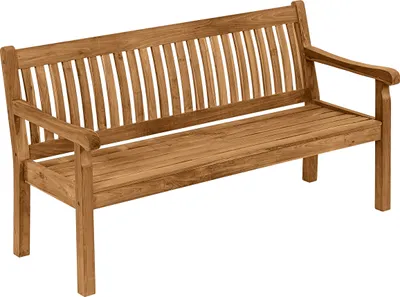 Produktbild von Dehner Gartenbank Havanna, 3-Sitzer, ca. 160 x 89 x 67 cm, FSC® Teakholz, hellbraun
