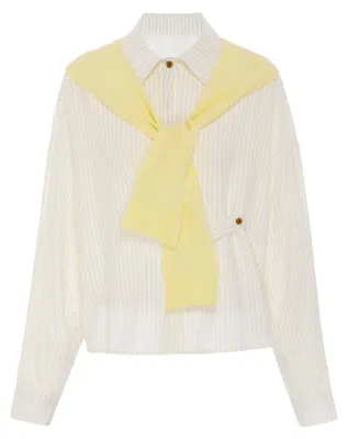 Image de Chemise pour femme TEYLON - jaune, taille M