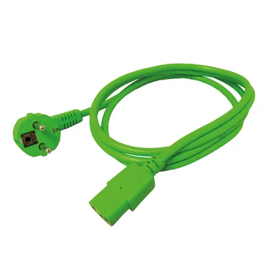 Immagine prodotto di ROLINE 19.08.1013 cavo di alimentazione Verde 1,8 m CEE7/7 Accoppiatore C13