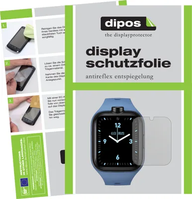 Produktbild von 1x Schutzfolie für Xiaomi Mi Kids Watch 4 Pro matt Displayschutzfolie Folie Display Schutz dipos