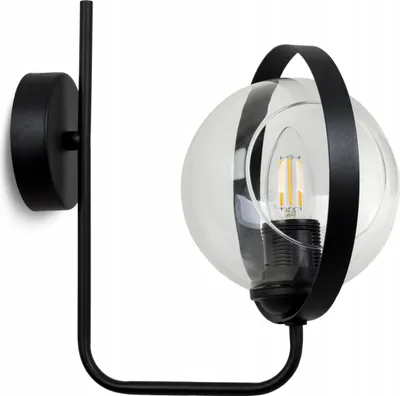 Produktbild von Moderne Lampe Wandleuchte Glasringlampe