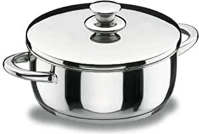 Produktbild von LACOR 40024 Bratentopf mit Deckel 24 cm Vitrocor