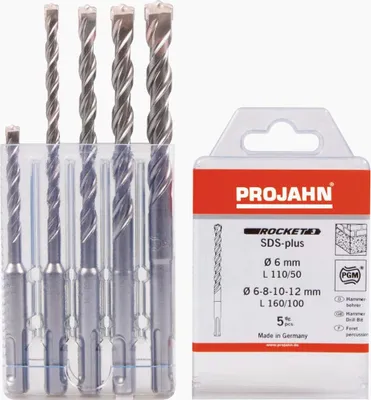 Produktbild von Projahn Hammerbohrer Rocket 3 Set 5 tlg.