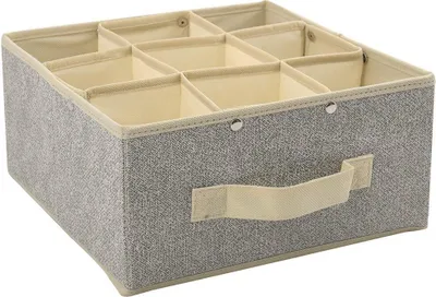 Obrázek produktu pro MSV rozdělovač zásuvek ponožky kravaty spodní prádlo úložné boxy organizér 26,5 x 26,5 x 13 cm