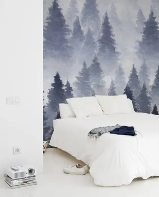 Produktbild von Coloray Fototapete 208x146 cm An Einer Wand Latex Latextapete - Landschaft des Waldes