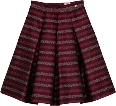 Produktbild von Damen Trachtenrock 'Blair' Elegant Vintage Knielang Röcke 60 cm, Farbe:Rot, Größe:40/L