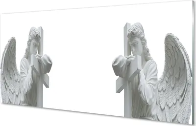 Produktbild von Glasbilder 120x60 Wandkunst Gebet Engel
