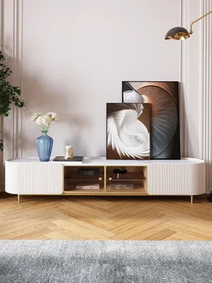 Image de Table basse Sideboard Salon Meubles Table Lowboard Armoires Commode Verre