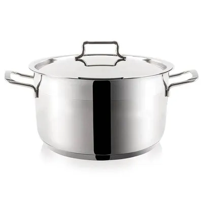 Produktbild von Orion Kochtopf Stahltopf mit Deckel 18/10 PREMIUM Induktion 7,1l