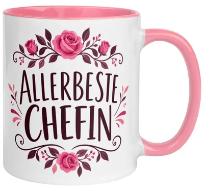 Produktbild von Tasse Chefin – „Allerbeste Chefin“ – Abschied Geschenk Beste Chefin